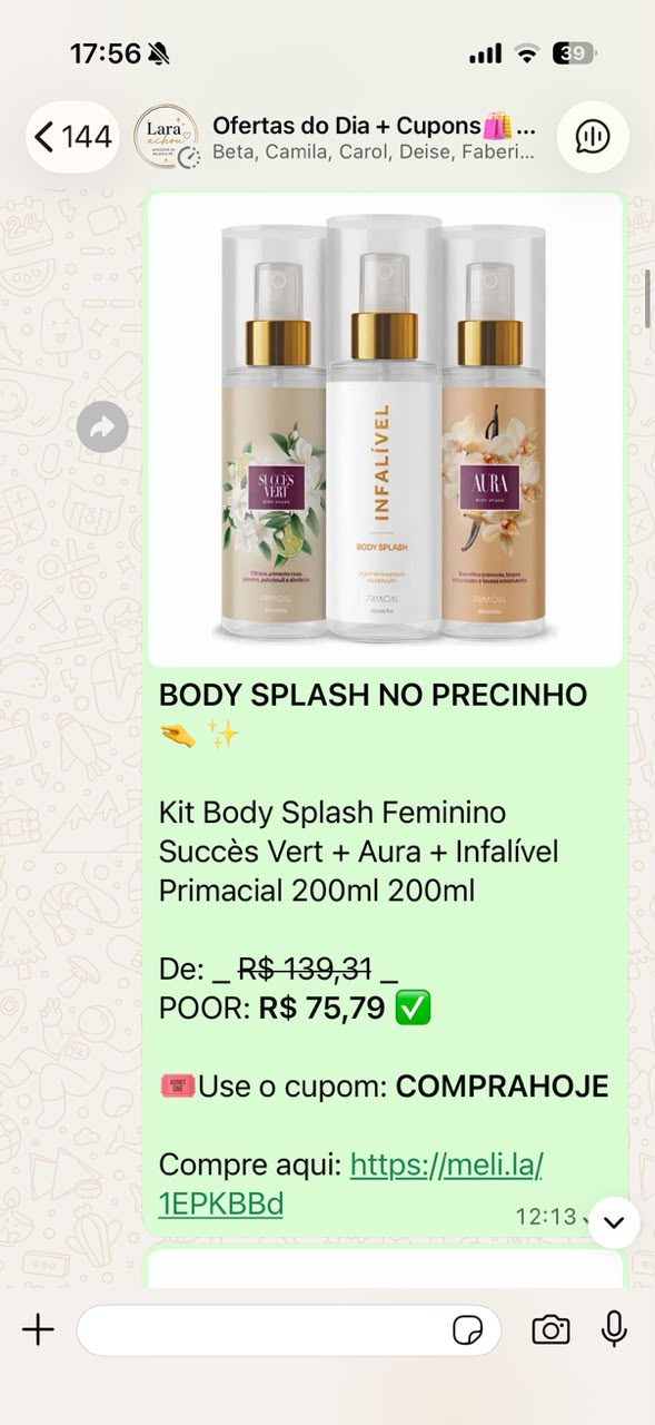 Print real — Kit Body Splash Primacial